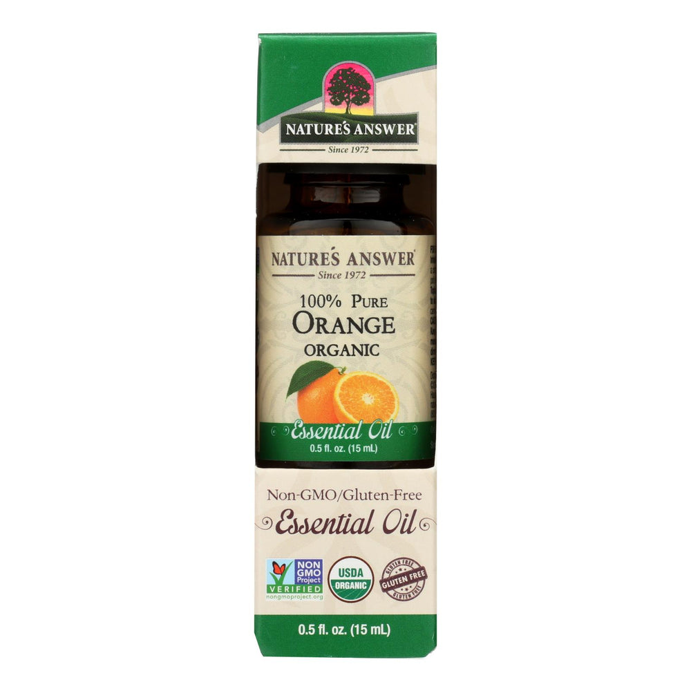 Nature's Answer Organic Essential Oil Orange - 0.5 oz.