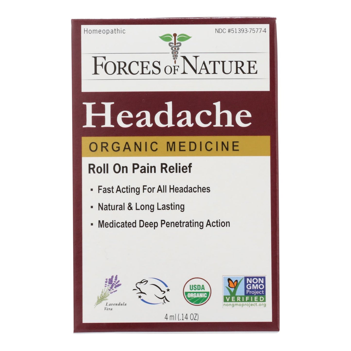 
                  
                    Forces Of Nature Headache Pain Mngmt - 4 ml.
                  
                