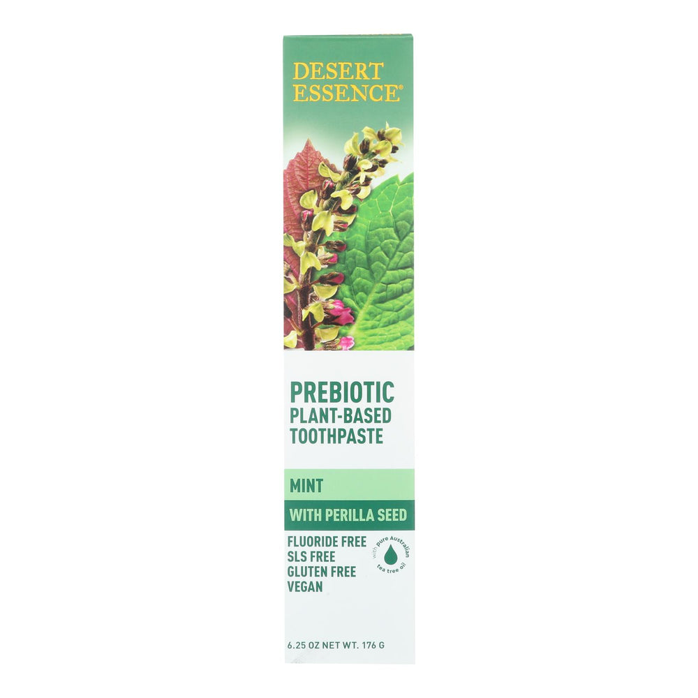 Desert Essence Prebiotic Plant Based Toothpaste Mint - 6.25 oz.