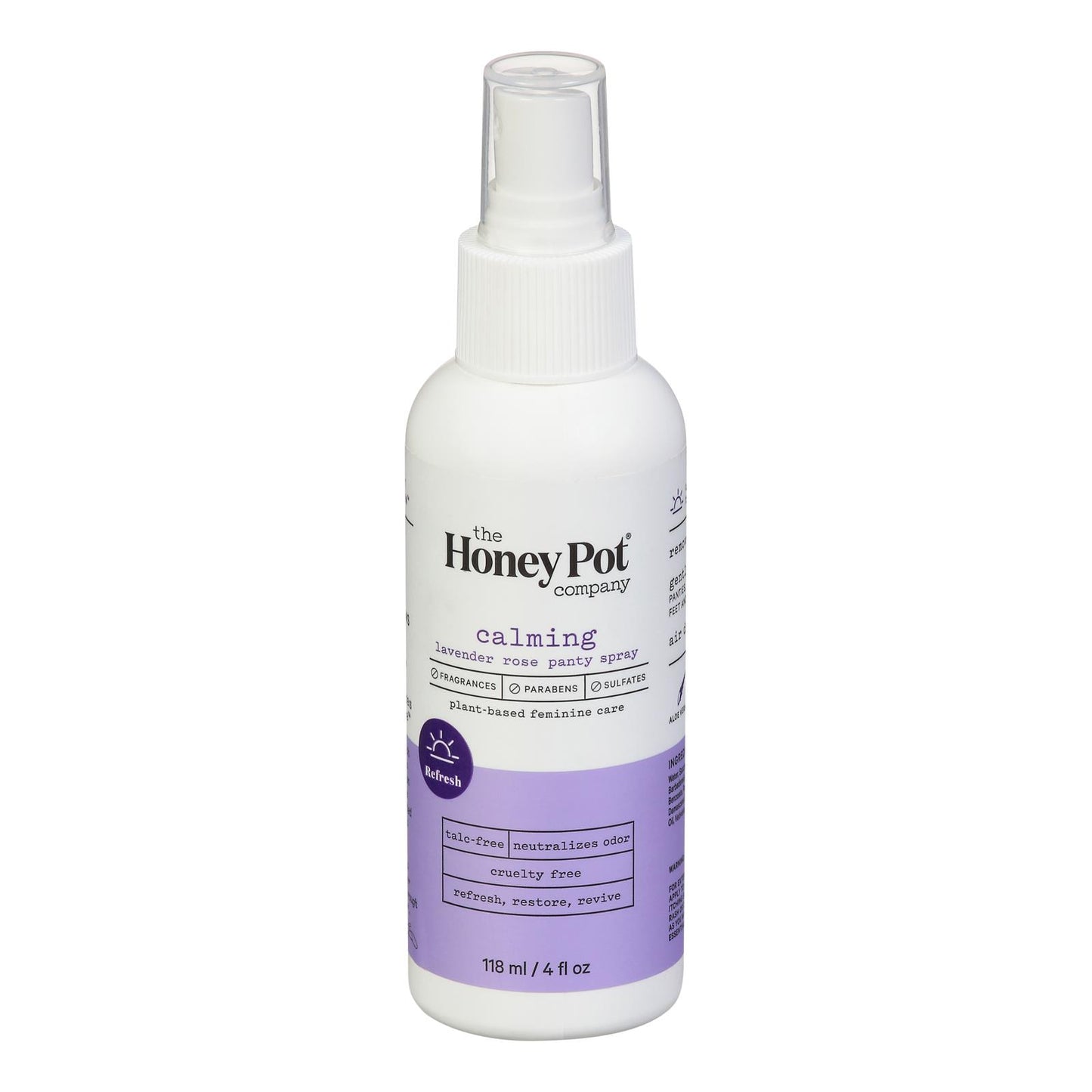 
                  
                    The Honey Pot Panty Spray Deodorant Lavender Rose - 4 fl oz.
                  
                