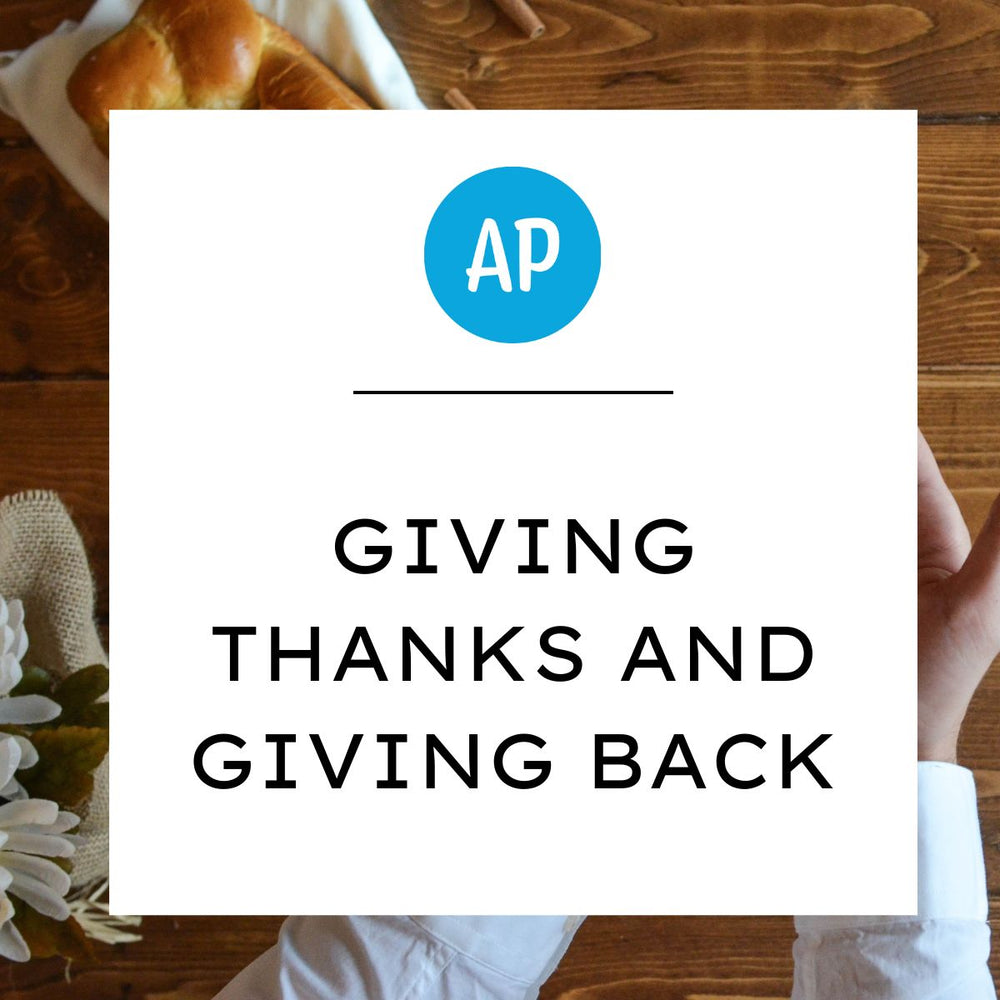 Giving Thanks and Giving Back