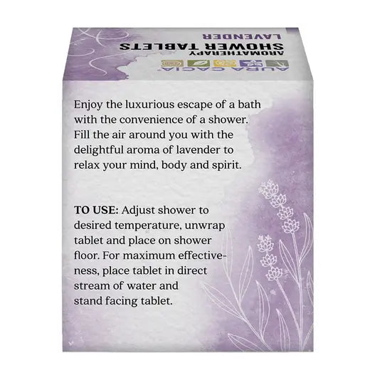 Aura Cacia Shower Tablets Lavender
