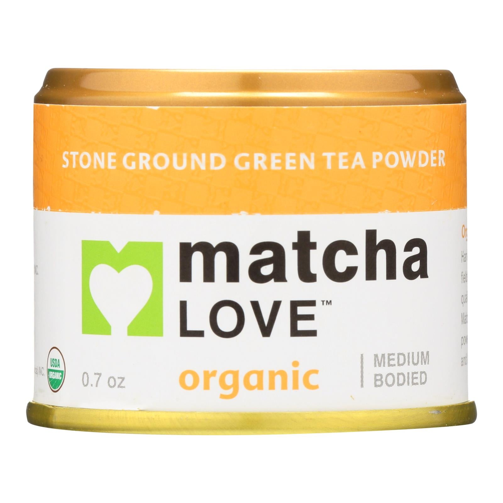 Matcha Love Green Tea Powder - Medium Bodied - Case Of 10 - 0.7 Oz.