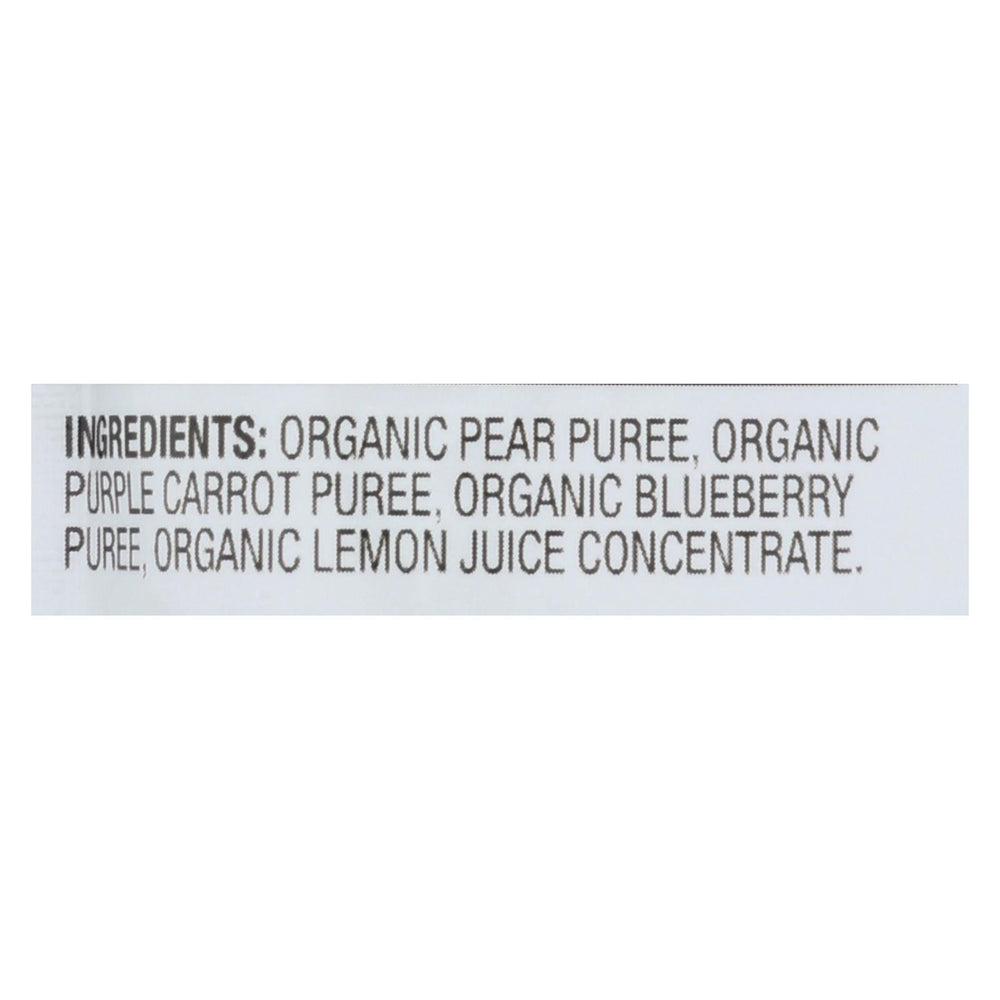 
                  
                    Plum Organics Baby Food - Organic - Blueberry Pear And Purple Carrots - Stage 2 - 6 Months And Up - 3.5 .oz - Case Of 6
                  
                