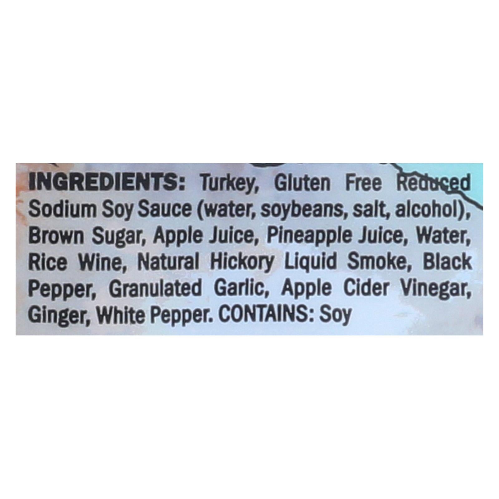 Field Trip Turkey Jerky - Gluten Free - Case Of 9 - 2.2 Oz.