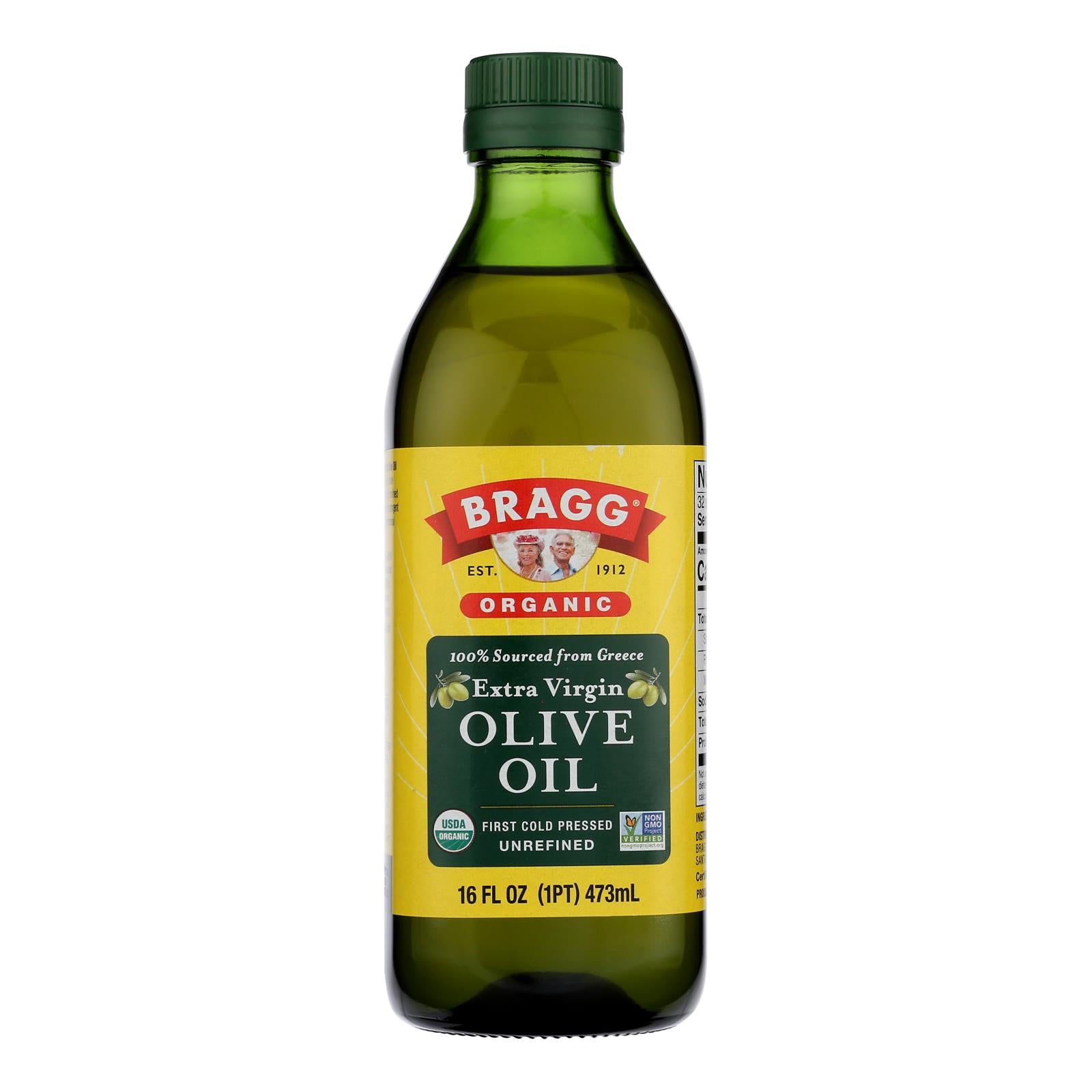Bragg - Olive Oil - Organic - Extra Virgin - 16 Oz - 1 Each