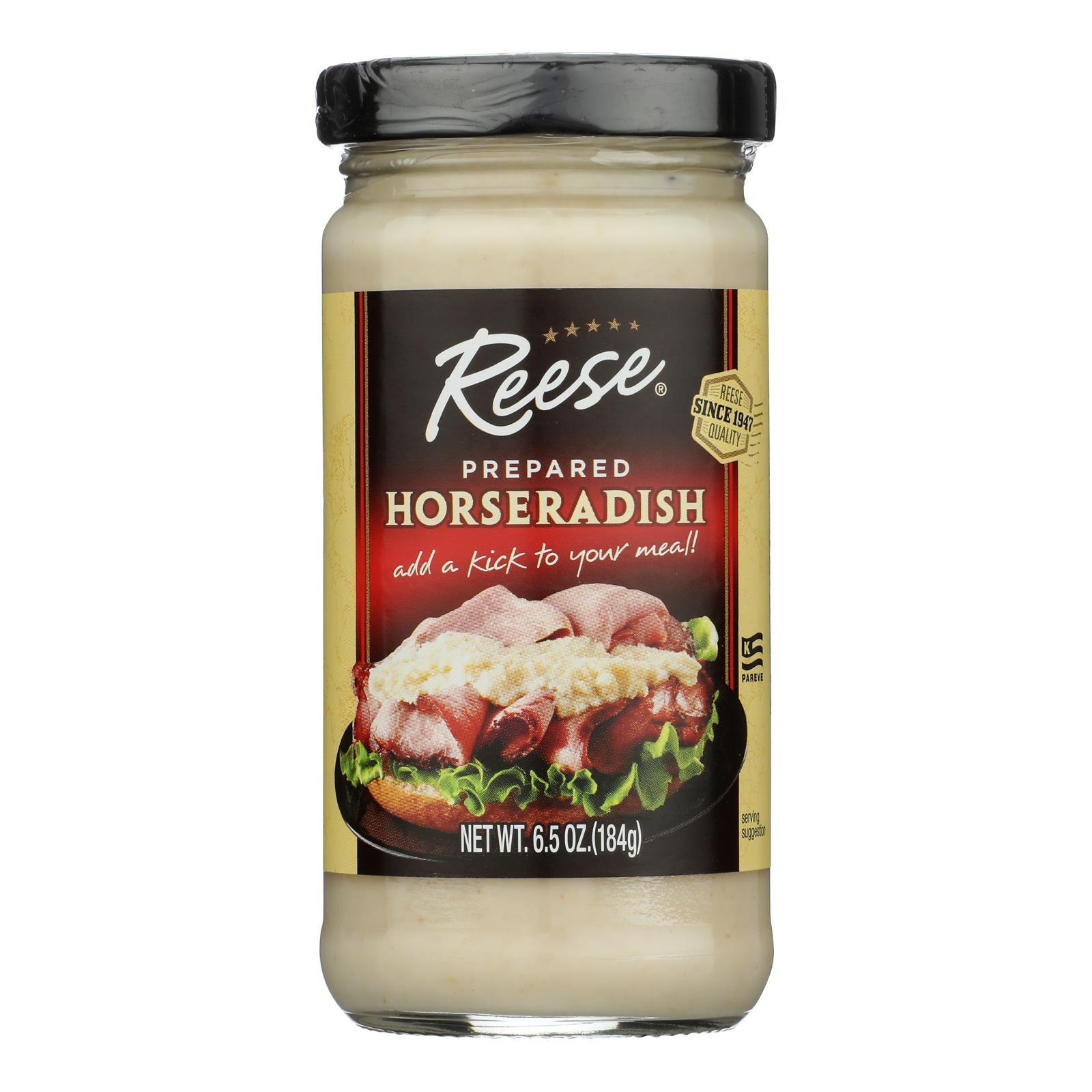 Reese Horseradish - Prepared - Case Of 6 - 6.5 Oz