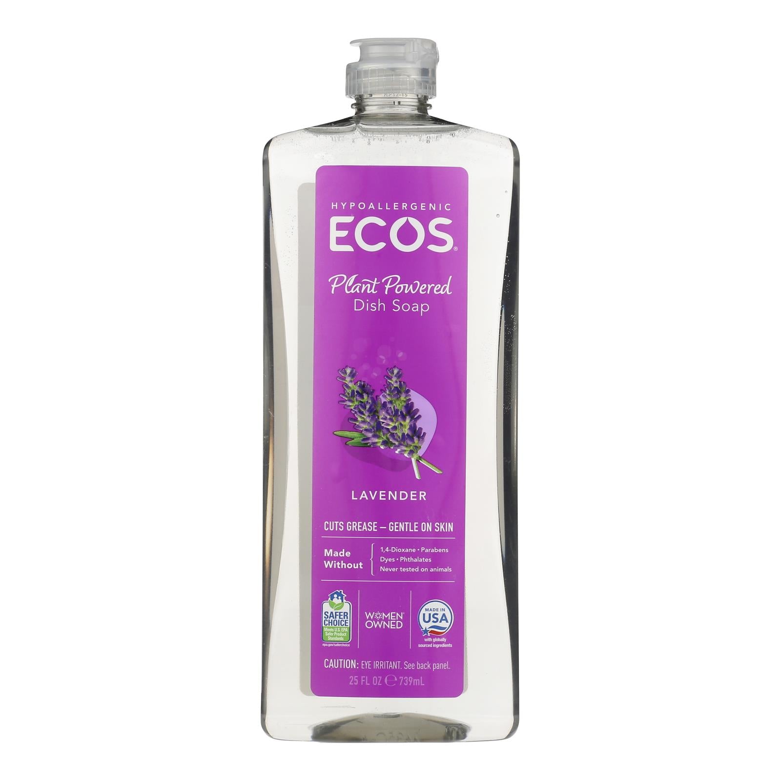 Earth Friendly Dishmate Dish Liquid - Lavender - 25 Fl Oz