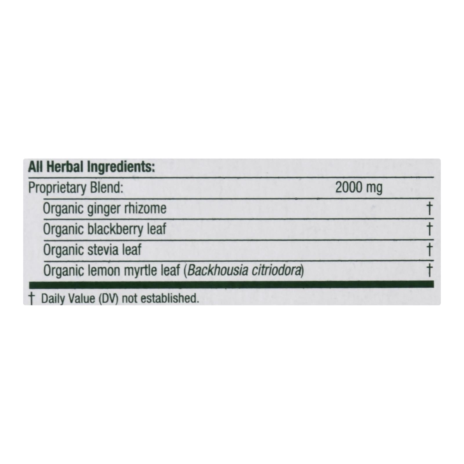 Traditional Medicinals Organic Ginger Aid Herbal Tea - Caffeine Free -16 Bags