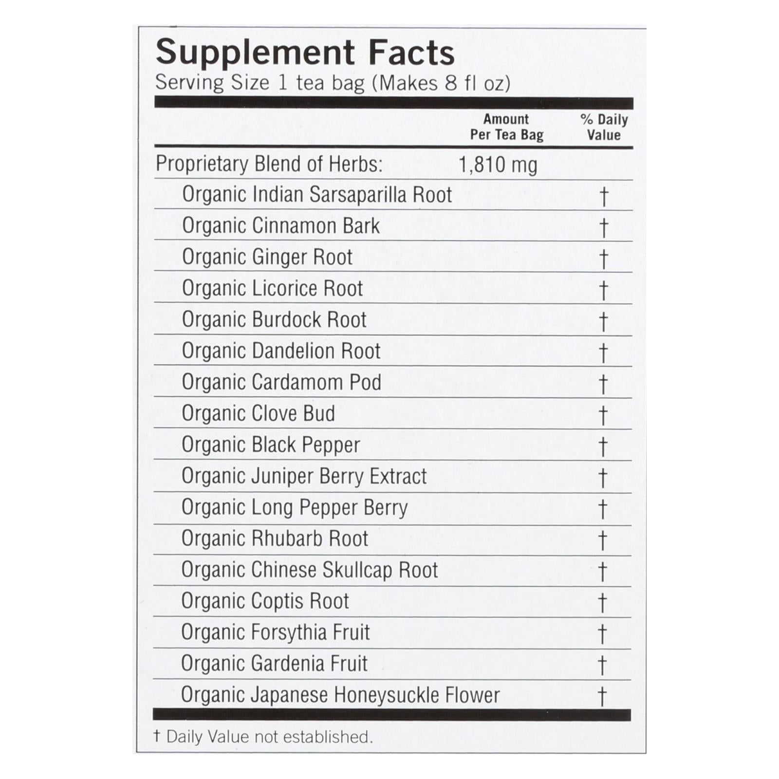 Yogi Tea Detox - Caffeine Free - 16 Tea Bags