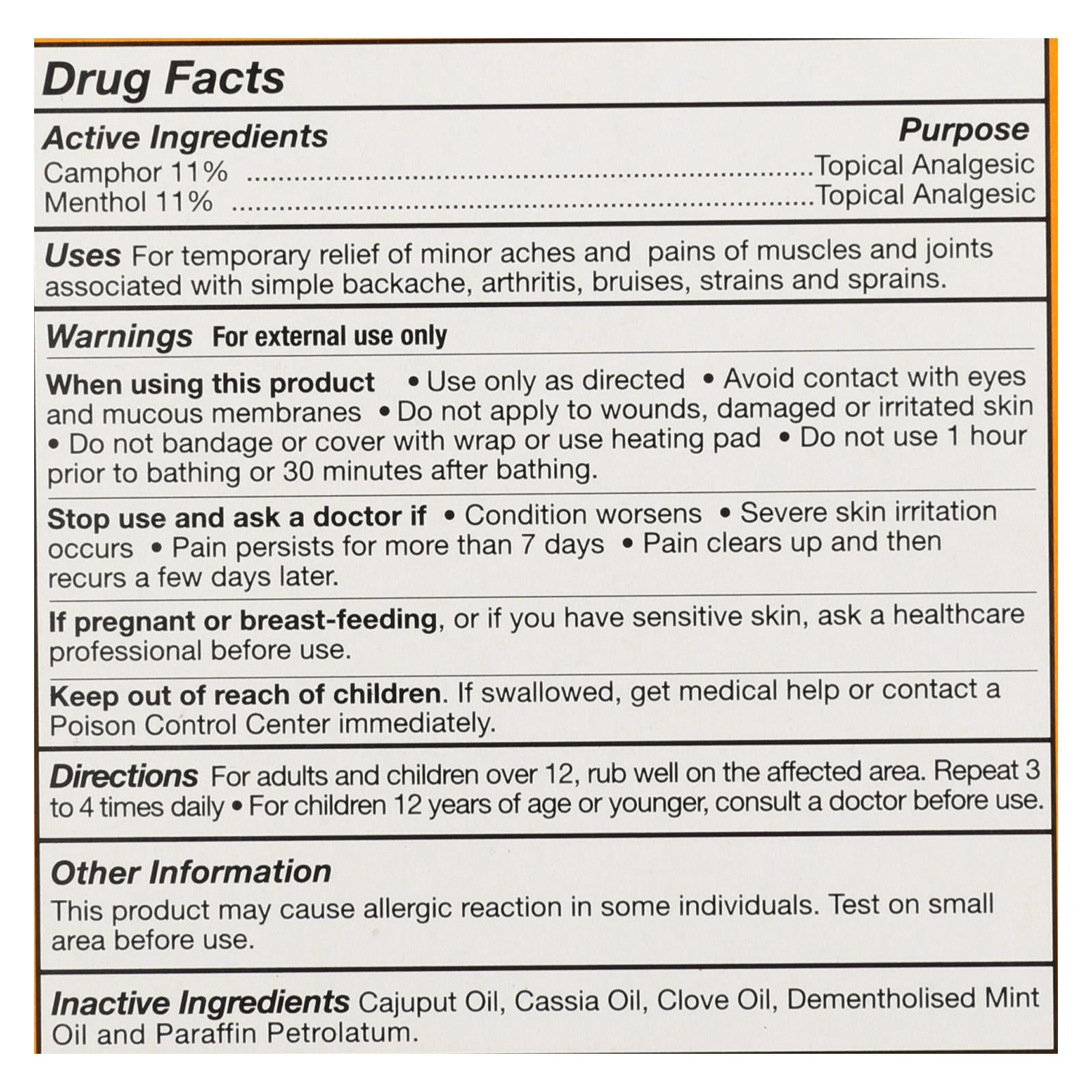 Tiger Balm Ultra Strength Pain Relieving Ointment - 0.63 Oz