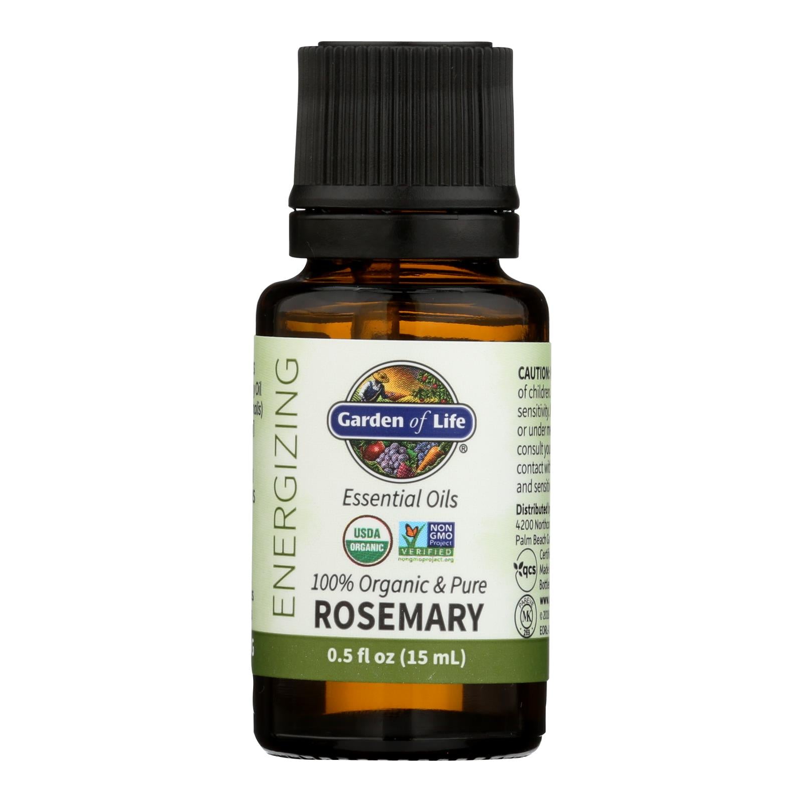 Garden Of Life - Essential Oil Rosemary - .5 Fz