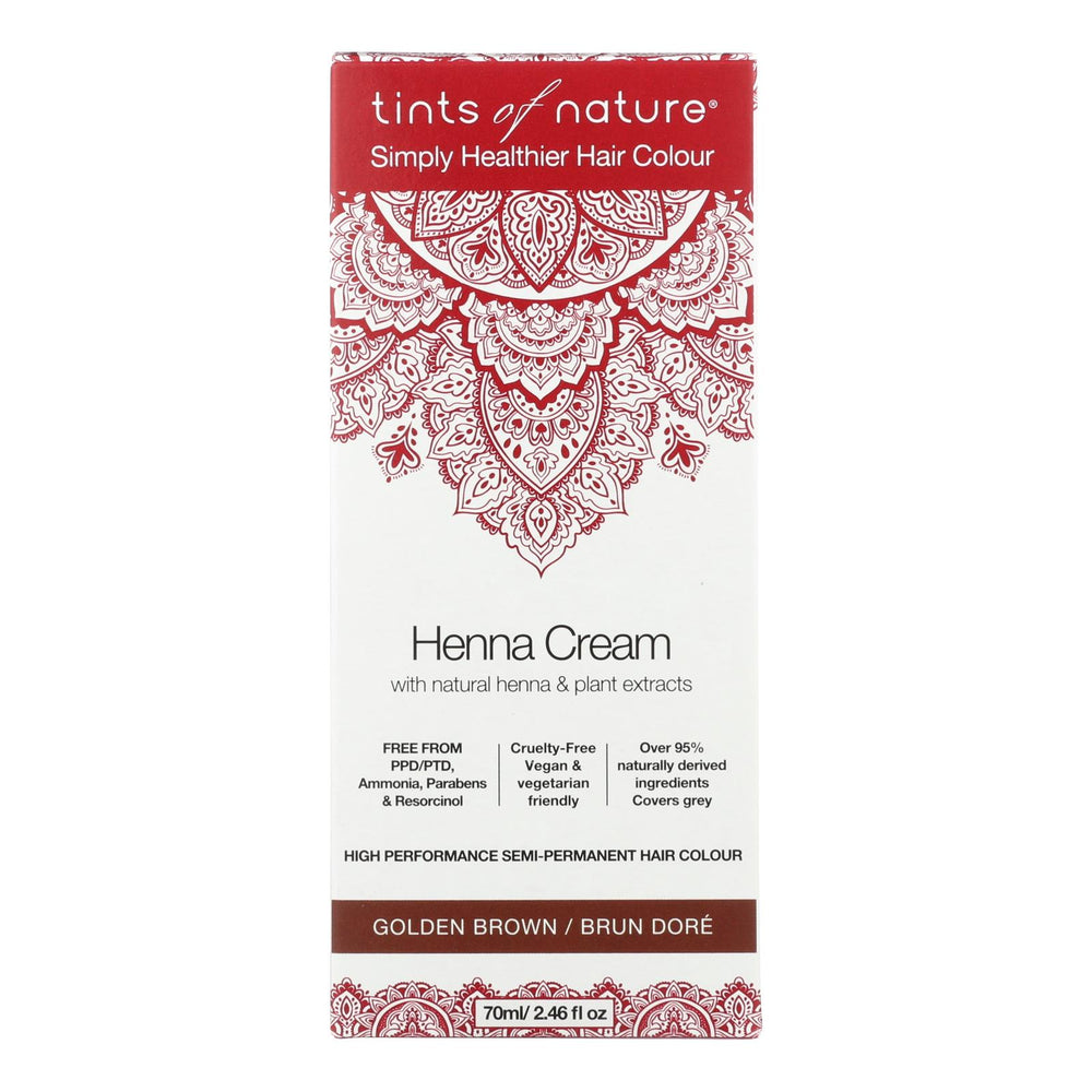 
                  
                    Tints Of Nature, Henna Cream Golden Brown, 2.46 Fz
                  
                
