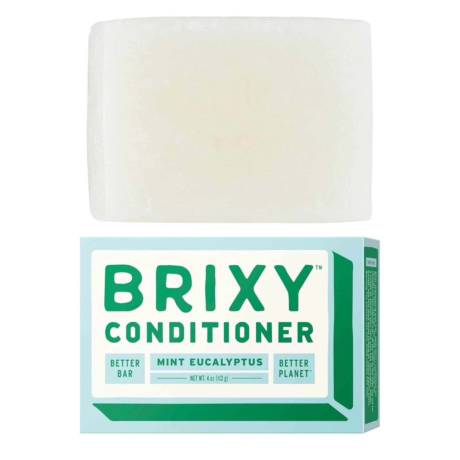 Brixy Hydrating Conditioner Bar Mint Eucalyptus