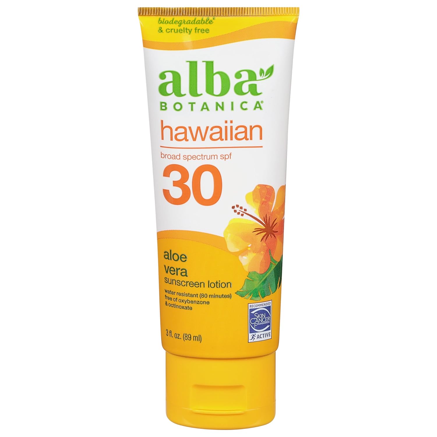 Alba Botanica Hawaiian Aloe Vera Sunscreen Lotion SPF 30