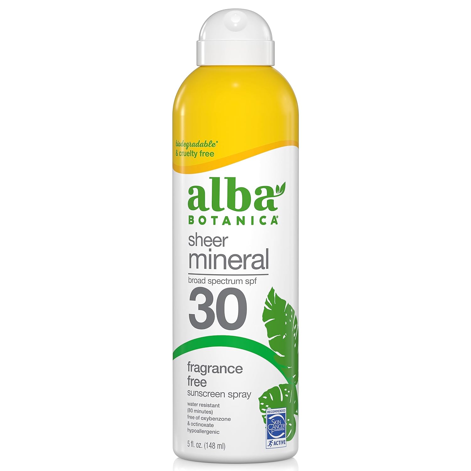 Alba Botanica Sheer Mineral Sunscreen Spray SPF 30