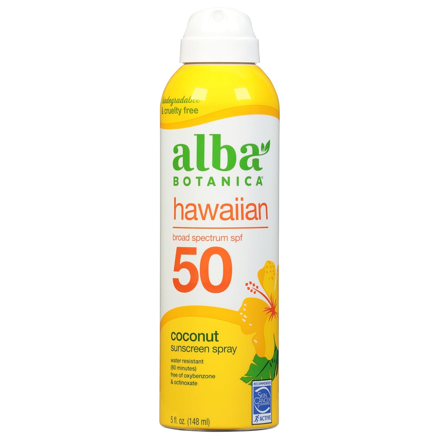 Alba Botanica Hawaiian Coconut Sunscreen Spray SPF 50