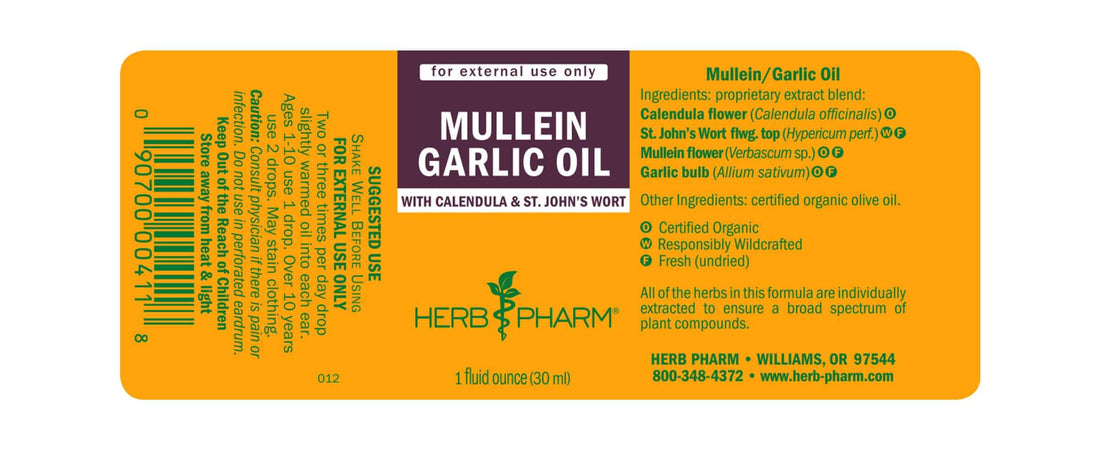 Herb Pharm Mullein-Garlic Oil