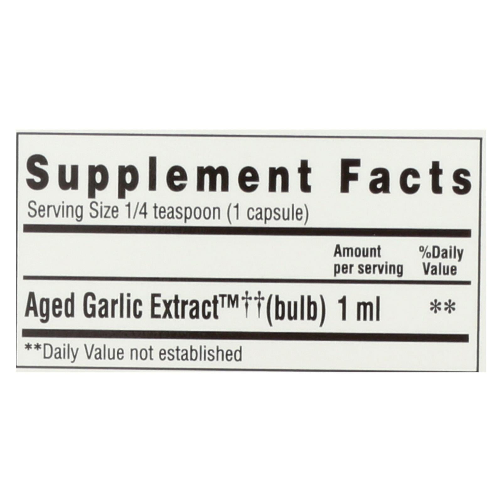 Kyolic - Aged Garlic Extract Cardiovascular Liquid - 4 Fl Oz