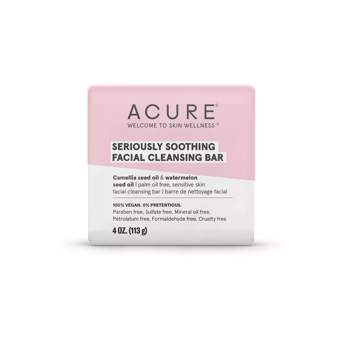 Acure Seriously Soothing Facial Cleansing Bar