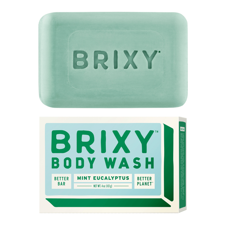 Brixy Moisturizing Body Wash Bar Mint Eucalyptus