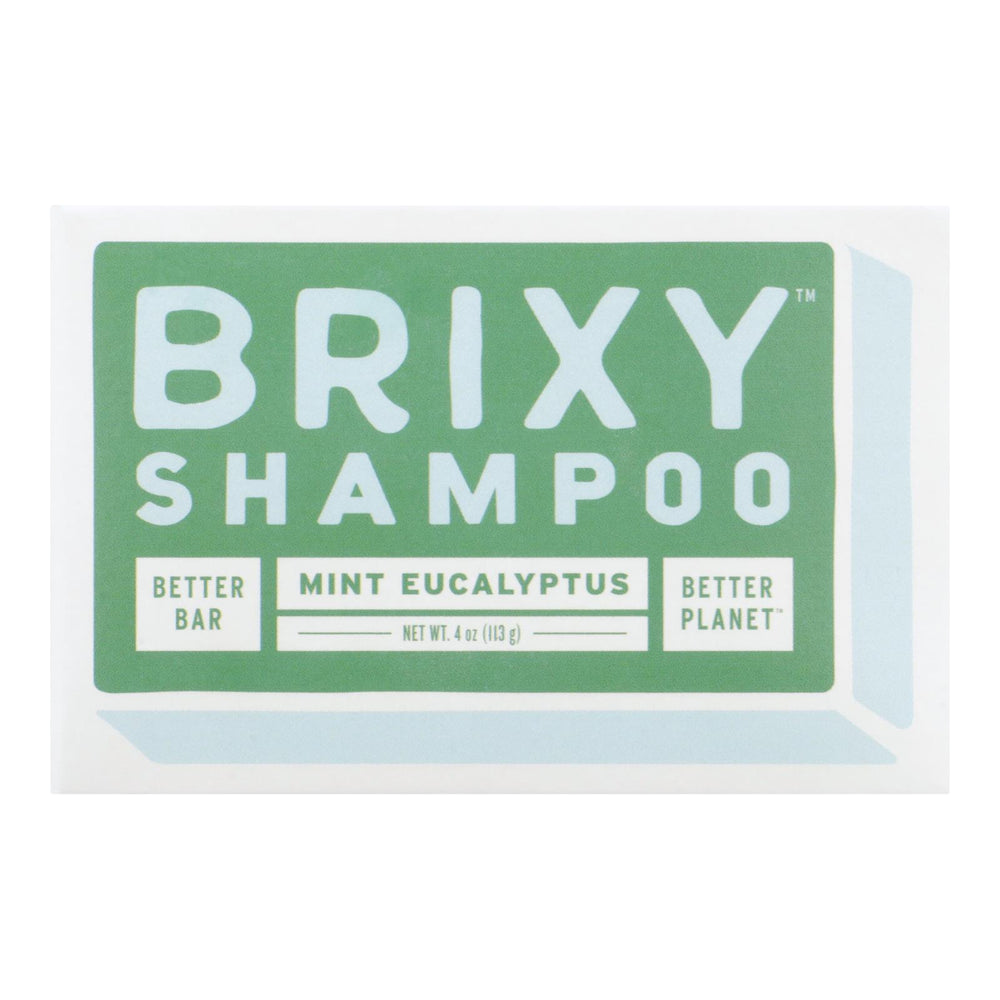 Brixy Shampoo Bar Mint Eucalyptus - 4 oz.