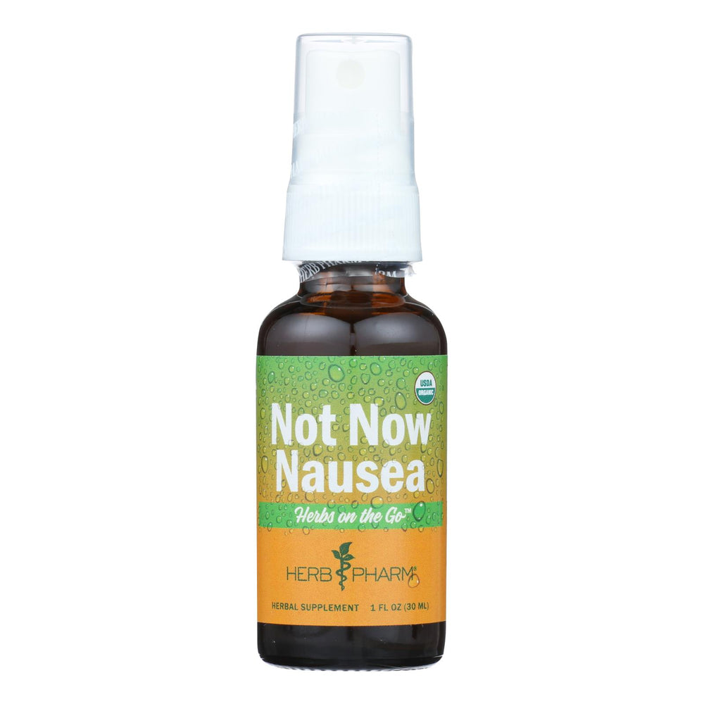 Herb Pharm Not Now Nausea Herbs On The Go Spray - 1 fl oz.