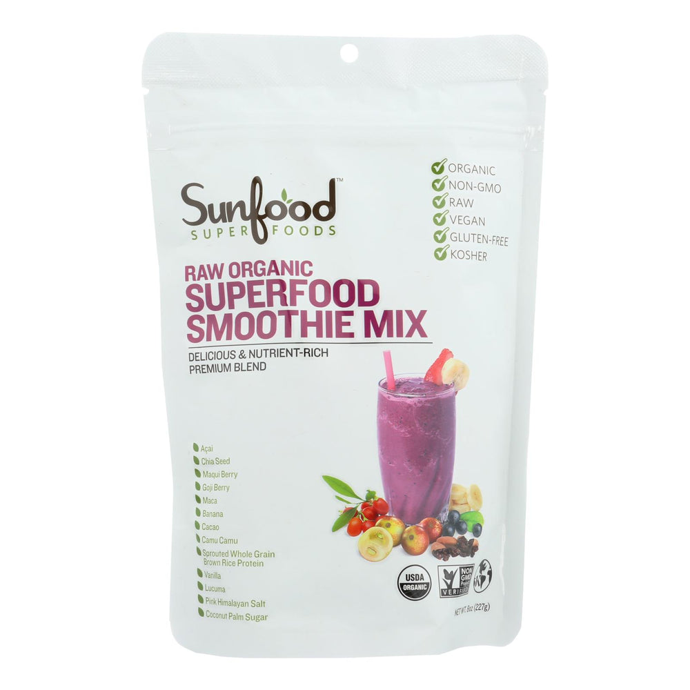 Sunfood - Smthie Mix Raw Sprfd - 1 Each-8 Oz