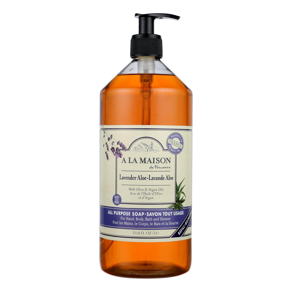 A La Maison Liquid Hand Soap Lavender Aloe - 33.8 fl oz.