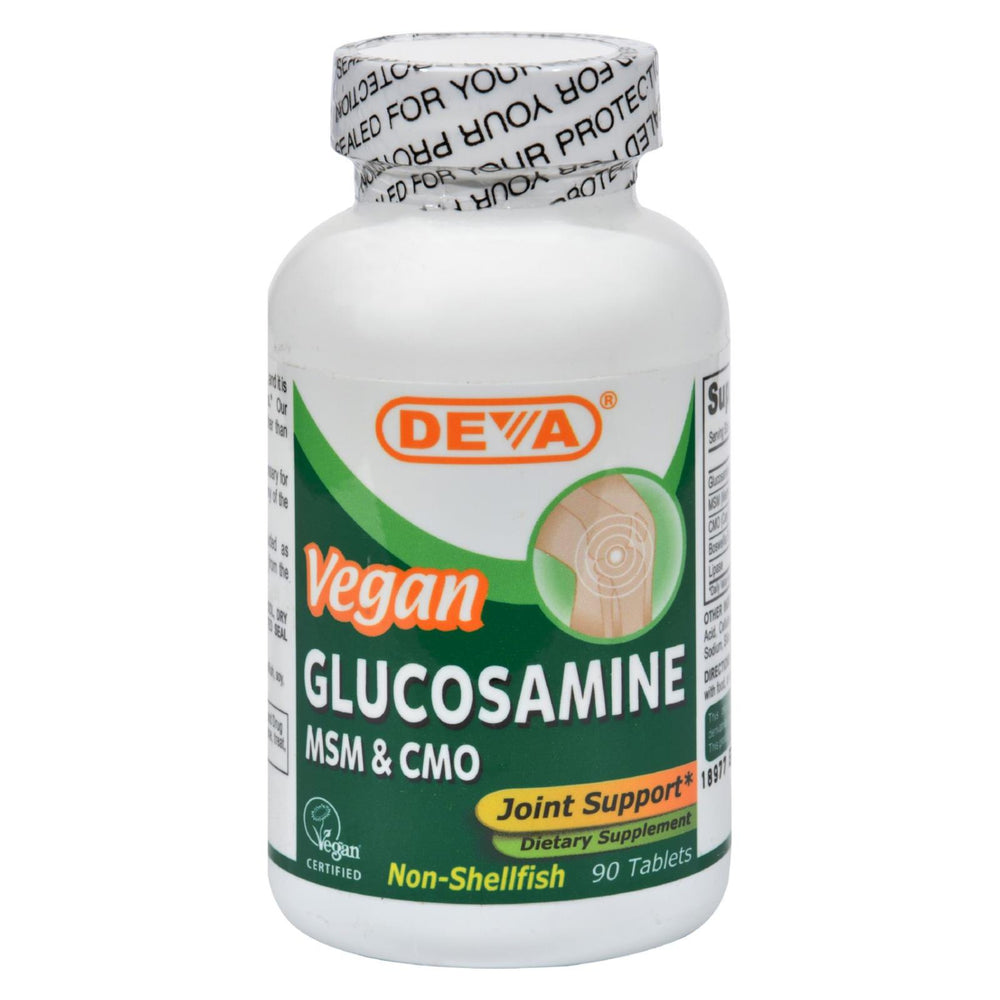 Deva Vegan Vitamins Glucosamine Msm And Cmo, 90 Tablets