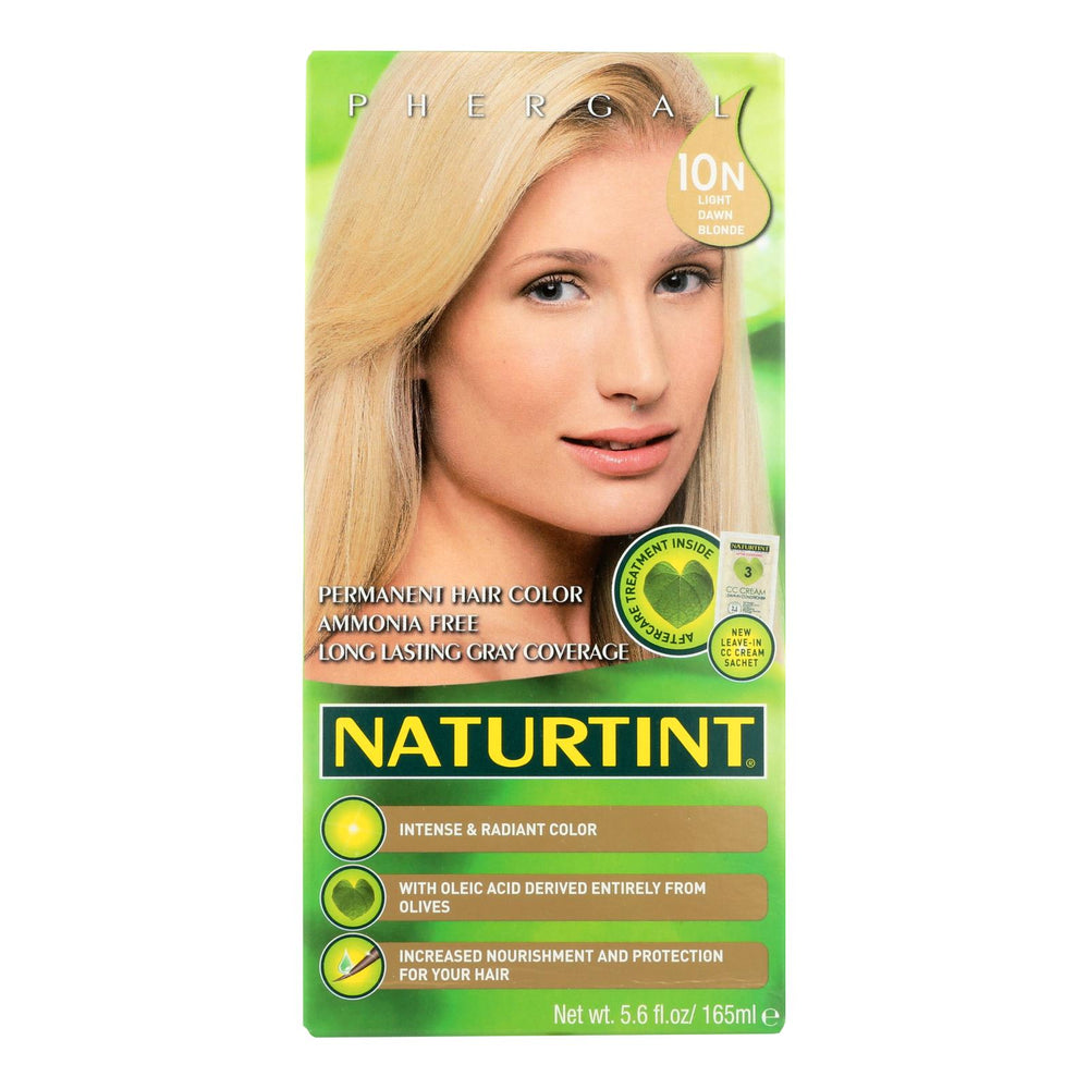 
                  
                    Naturtint Hair Color, Permanent, 10n, Light Dawn Blonde, 5.28 Oz
                  
                