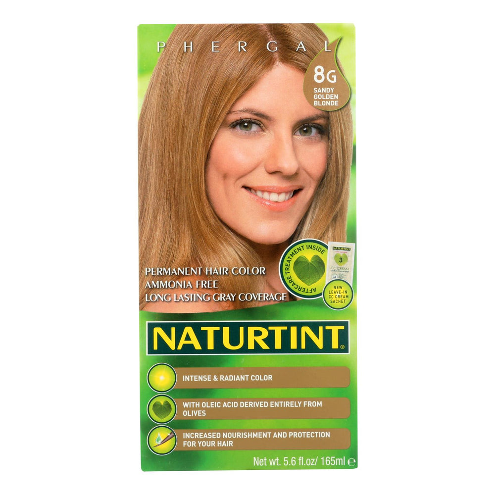 
                  
                    Naturtint Hair Color, Permanent, 8g, Sandy Golden Blonde, 5.28 Oz
                  
                