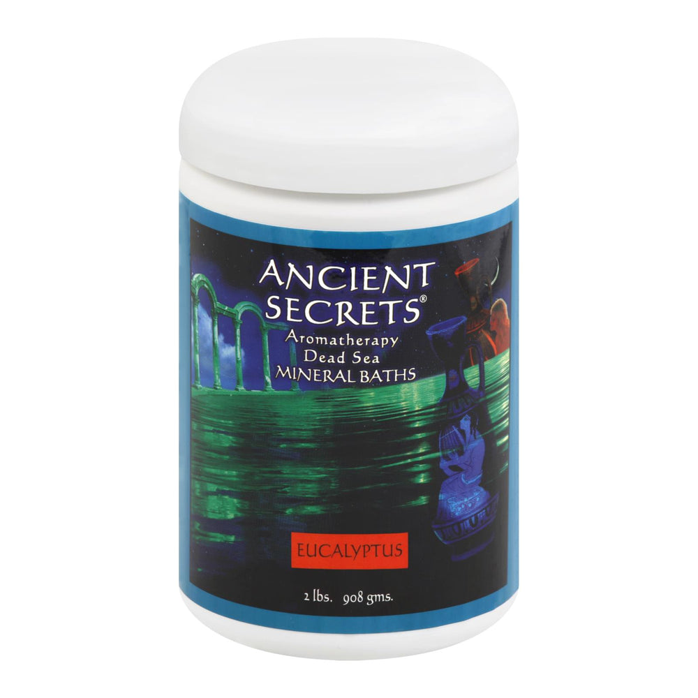 Ancient Secrets Aromatherapy Dead Sea Mineral Baths Eucalyptus, 2 Lbs