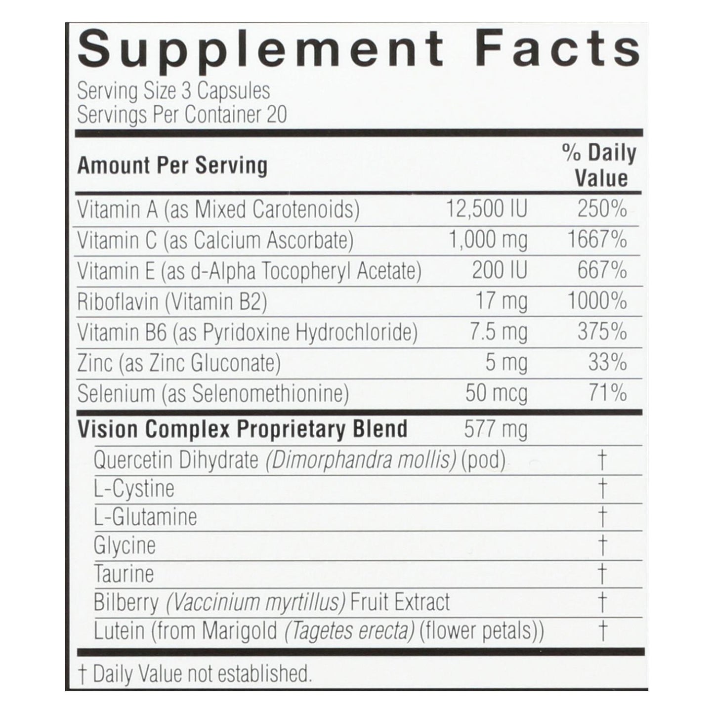 
                  
                    Nature's Answer Bilberry Vision Complex Plus Lutein, 60 Vegetarian Capsules
                  
                
