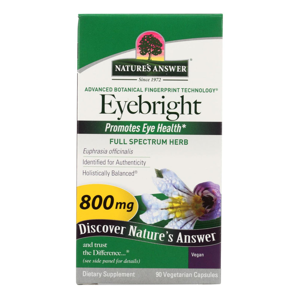 
                  
                    Nature's Answer, Eyebright Herb, 90 Vegetarian Capsules
                  
                