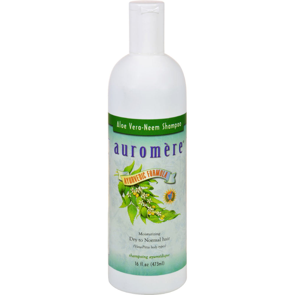 Auromere Ayurvedic Shampoo Aloe Vera Neem, 16 Fl Oz