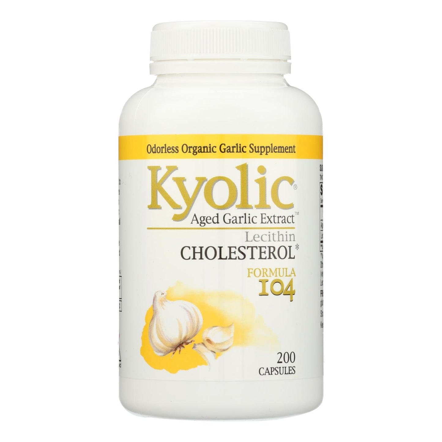 
                  
                    Kyolic Aged Garlic Extract Cholesterol Capsules Formula 104 - 200 ct
                  
                