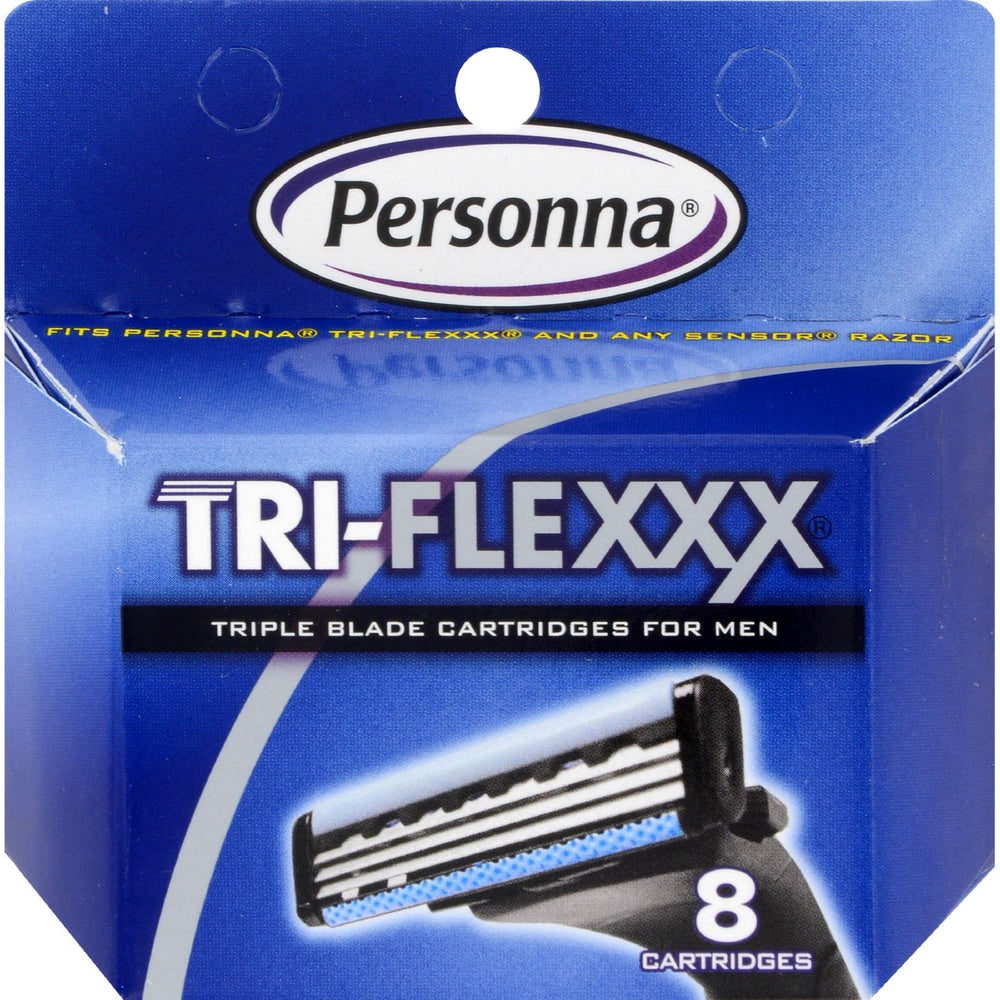 Personna Tri Flex Cartridge, 8 Pack
