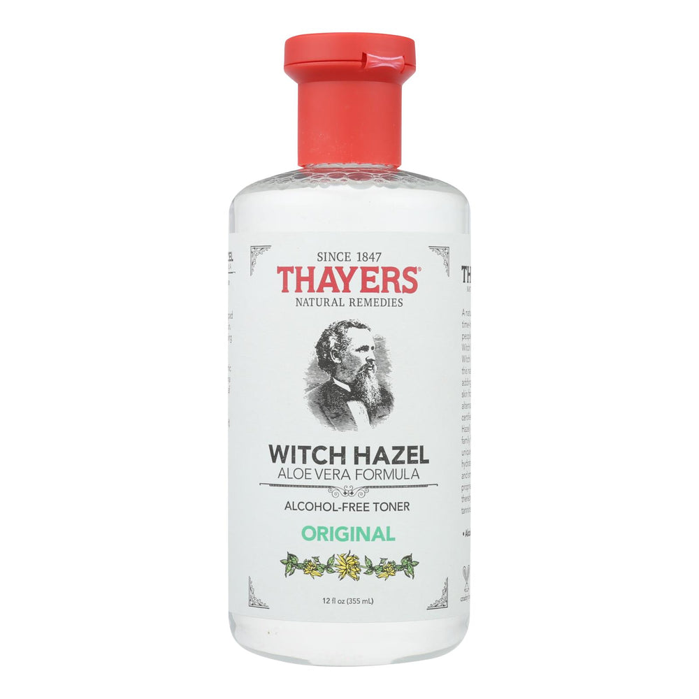 Thayers Witch Hazel With Aloe Vera Original Alcohol-free - 12 fl oz.