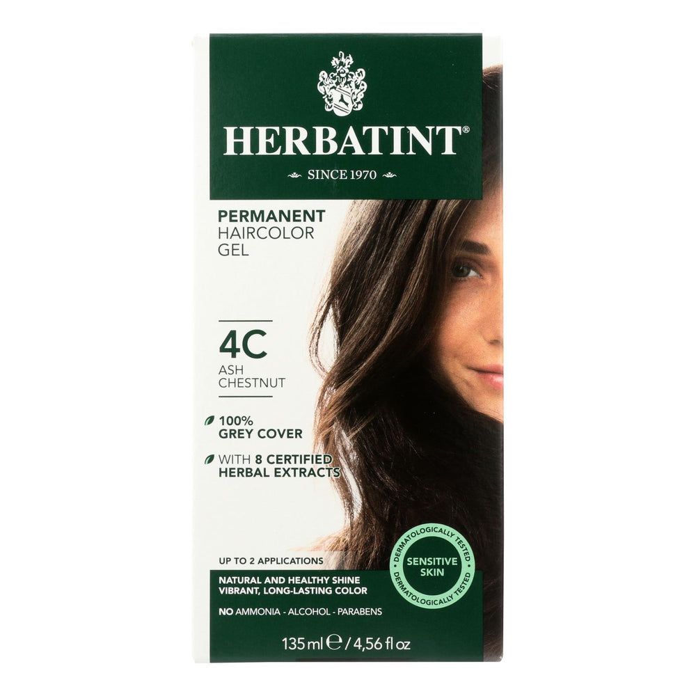 Herbatint Haircolor Kit Ash Chestnut 4c, 4 Fl Oz