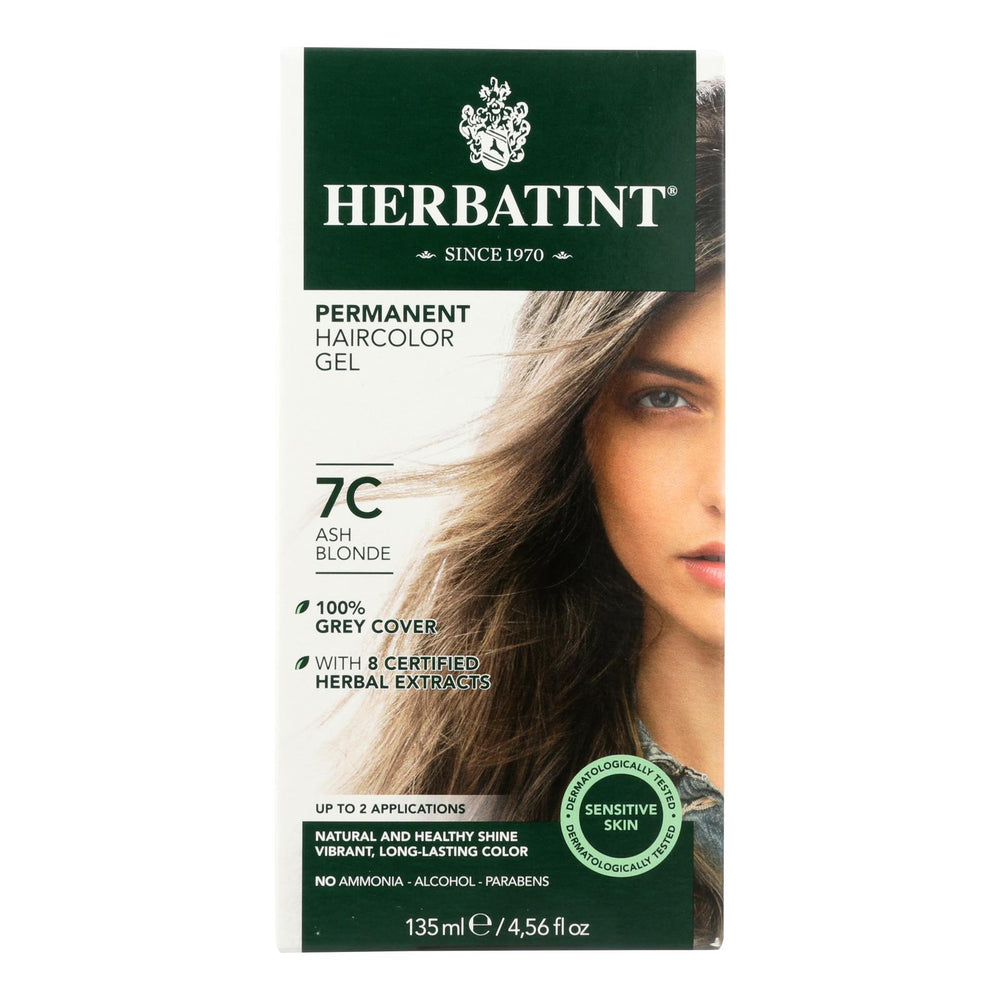 
                  
                    Herbatint Permanent Herbal Haircolour Gel 7c Ash Blonde, 135 Ml
                  
                