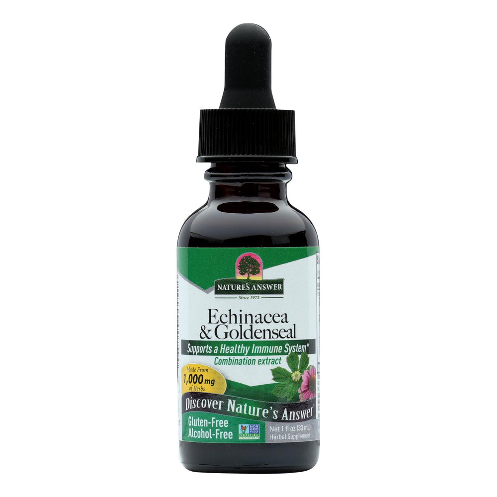 Nature's Answer Echinacea-Goldenseal Extract- 1 fl oz.