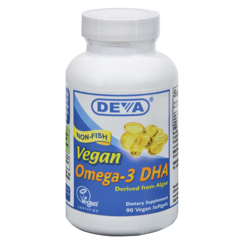 Deva Vegan Vitamins Omega-3 Dha, 90 Vegan Softgels
