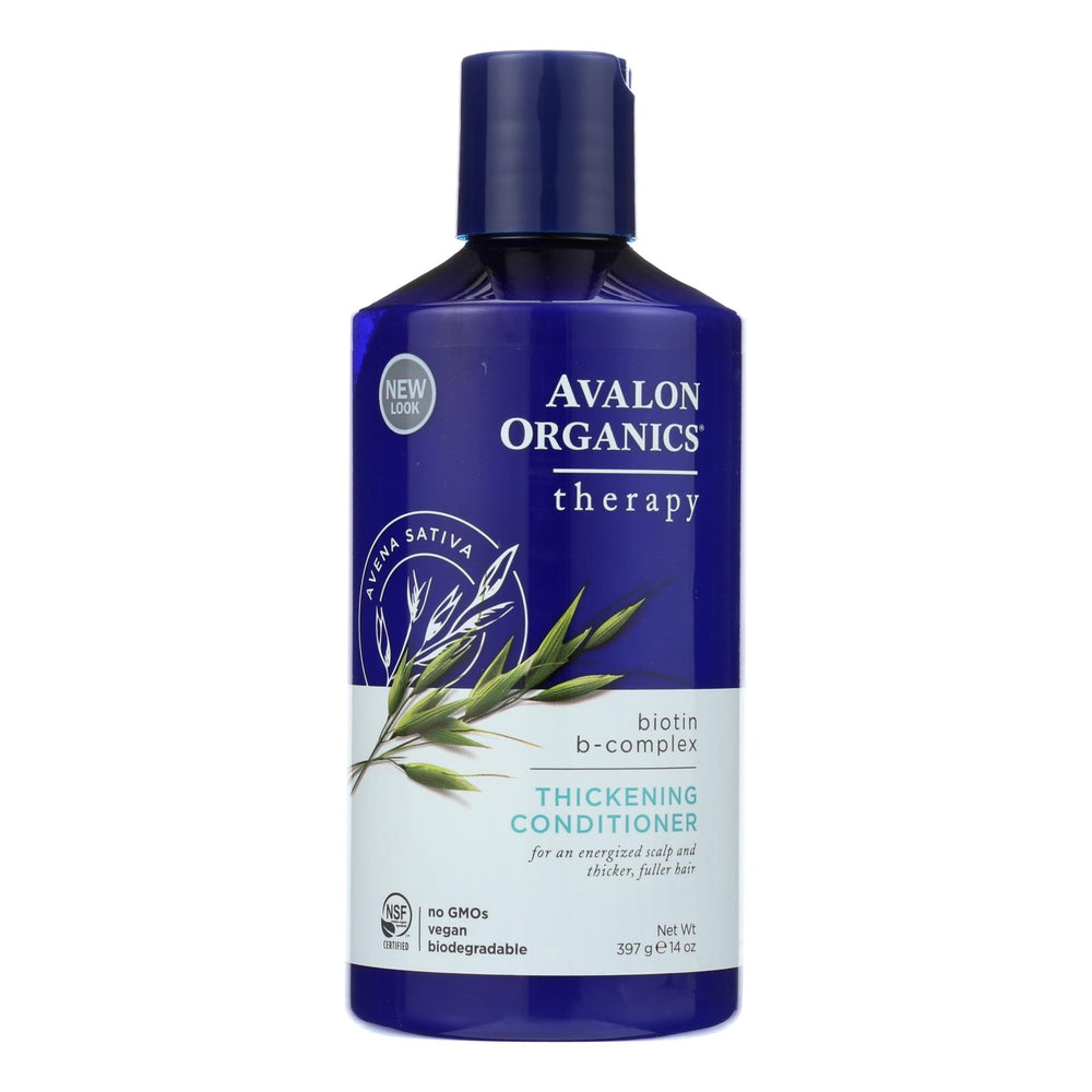 Avalon Organics Thickening Conditioner Biotin B-complex Therapy, 14 Fl Oz