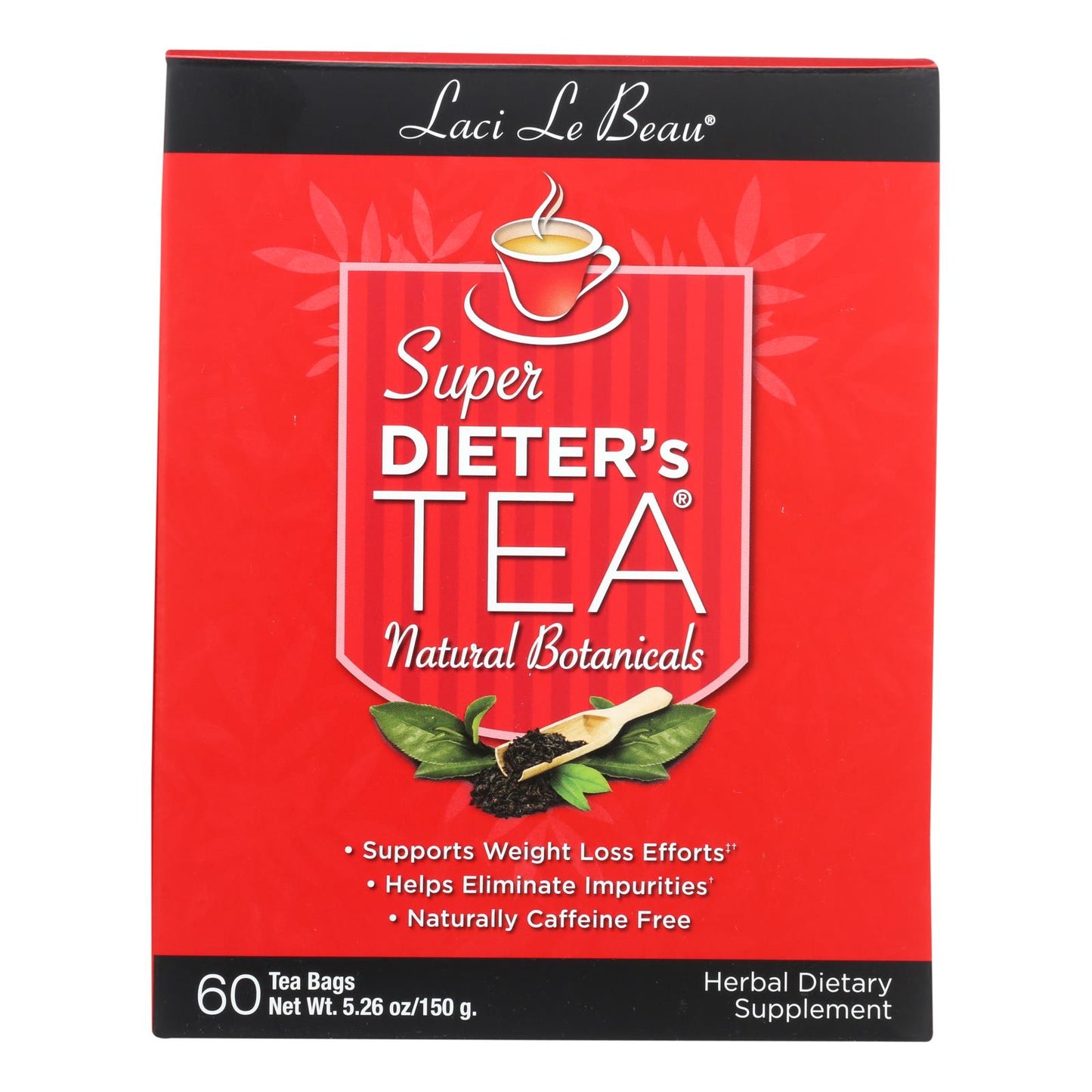 
                  
                    Laci Le Beau Super Dieter's Tea All Natural Botanicals, 60 Tea Bags
                  
                
