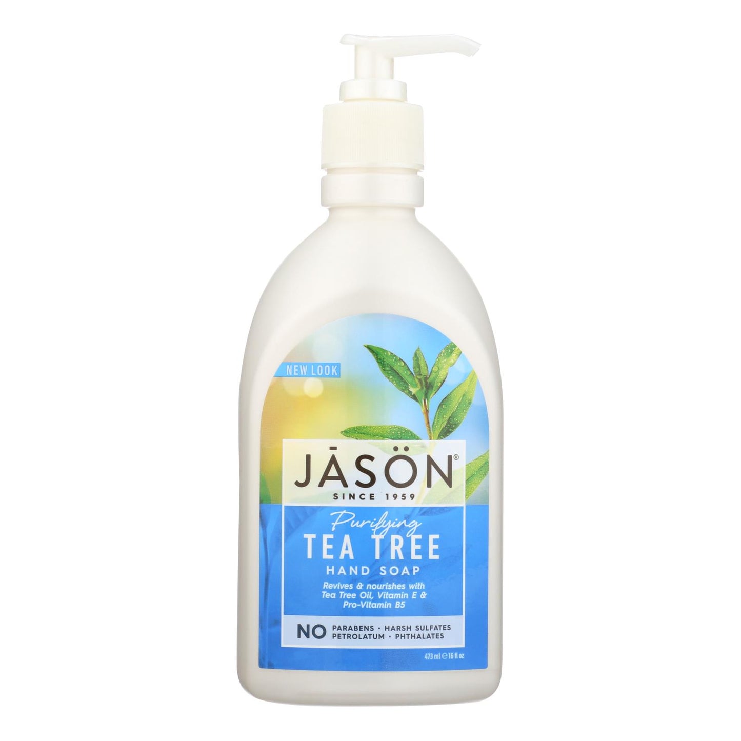 
                  
                    Jason Pure Natural Purifying Tea Tree Hand Soap, 16 Fl Oz
                  
                