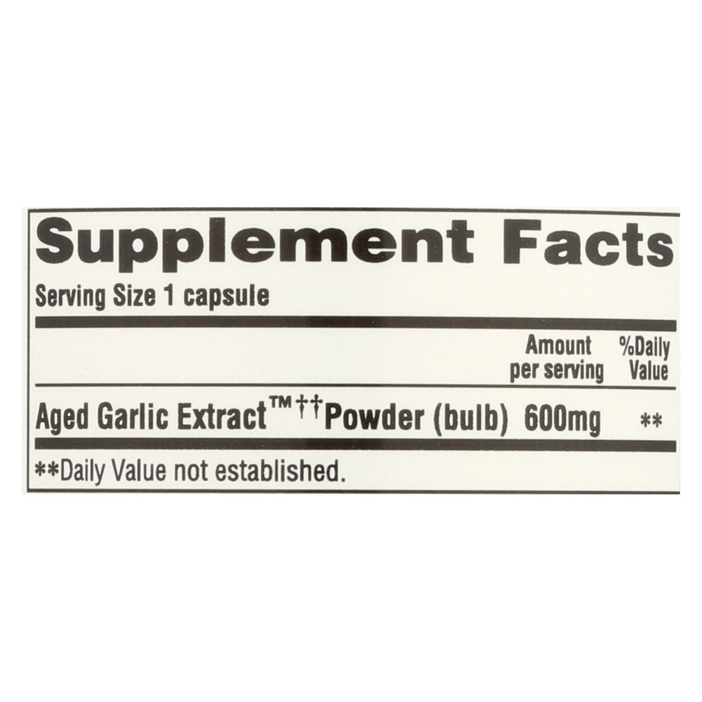
                  
                    Kyolic Aged Garlic Extract Cardiovascular Extra Strength Reserve Capsules - 60 ct
                  
                