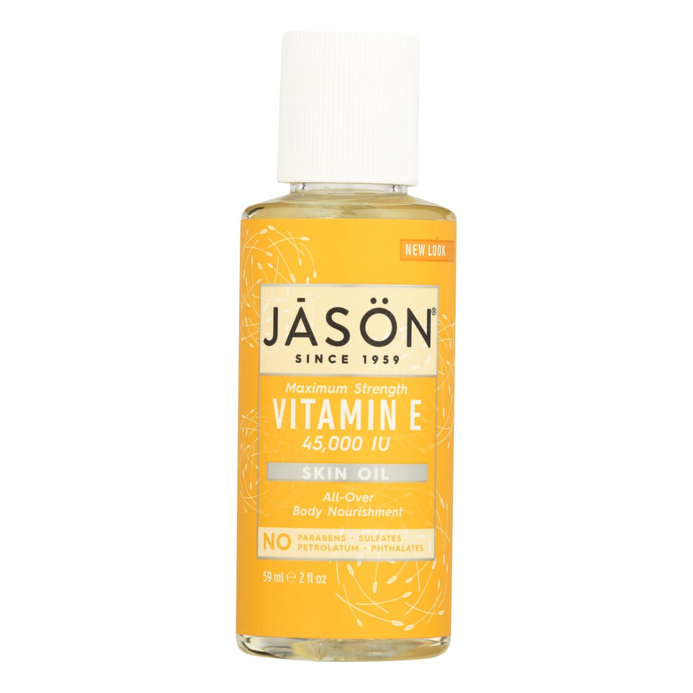 Jason Vitamin E Pure Natural Skin Oil Maximum Strength, 45000 Iu, 2 Fl Oz