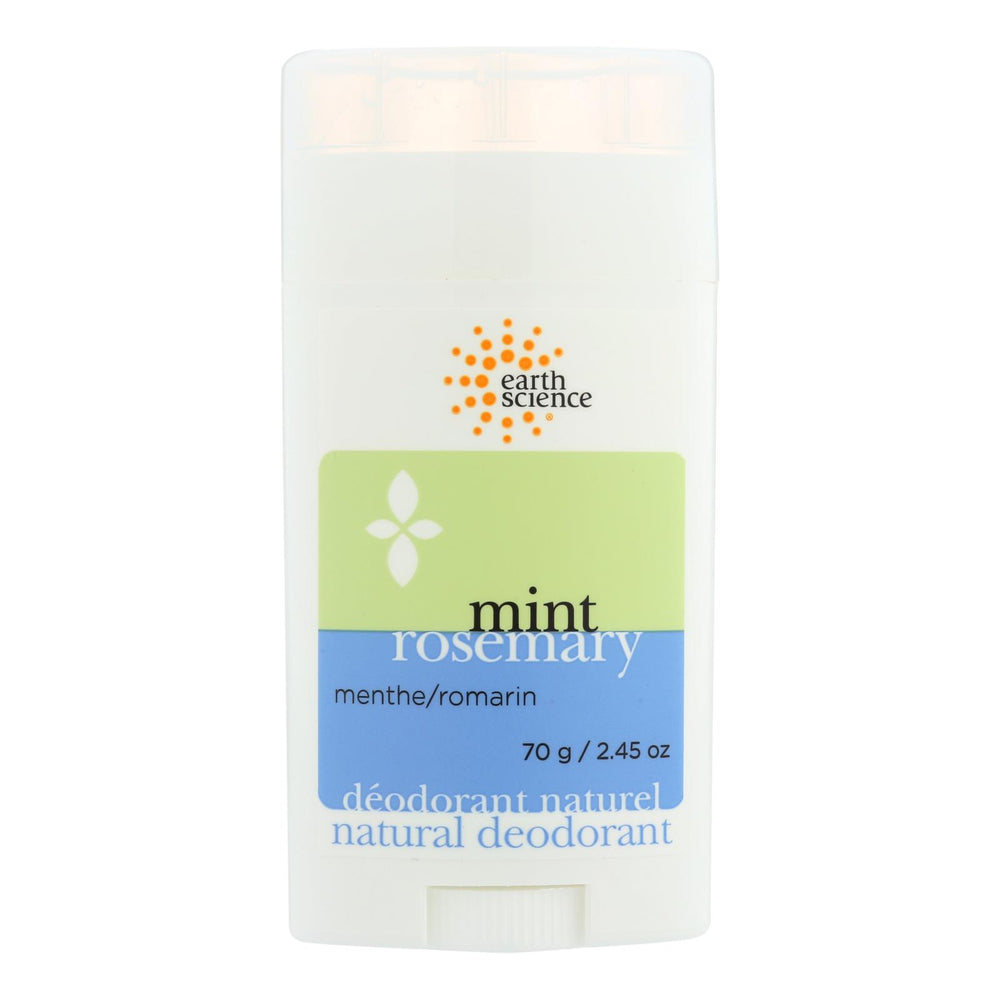 Earth Science Deodorant Natural Mint Rosemary - 2.5 oz.