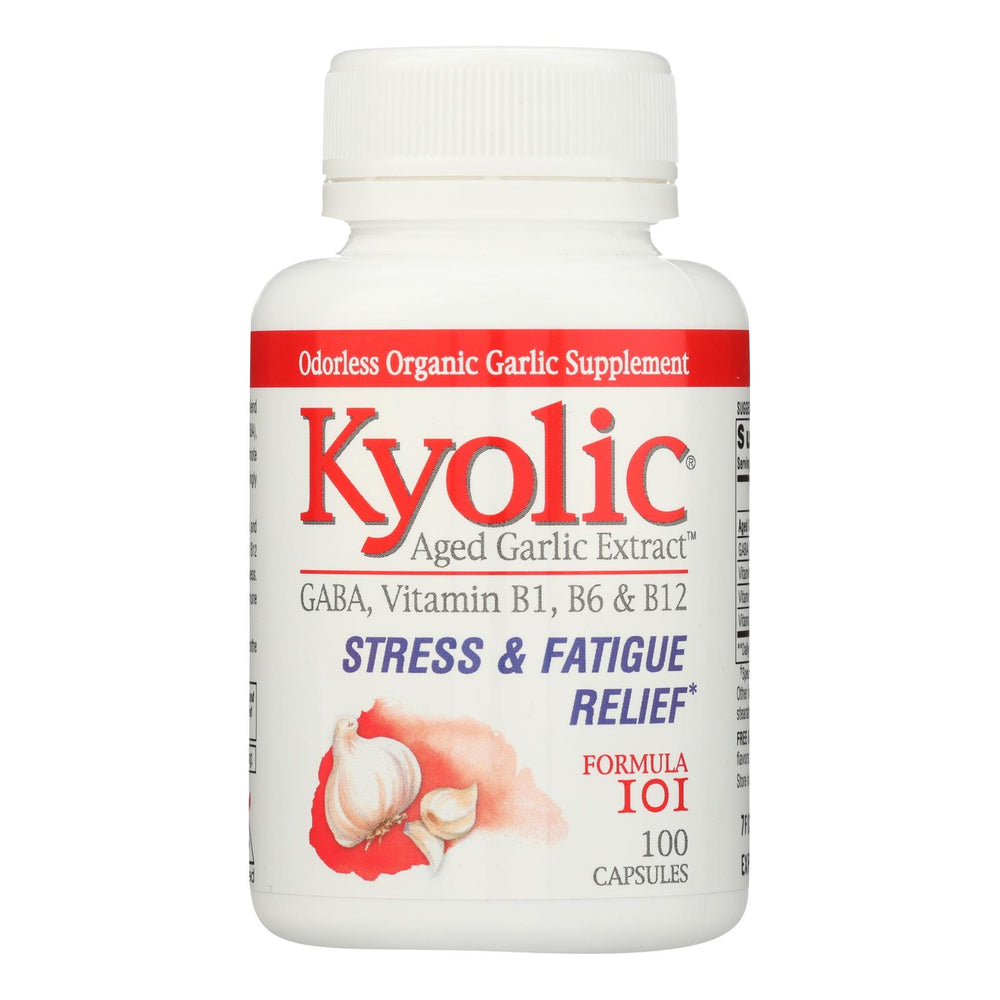 
                  
                    Kyolic, Stress And Fatigue Relief Formula 101, 100 Capsules
                  
                